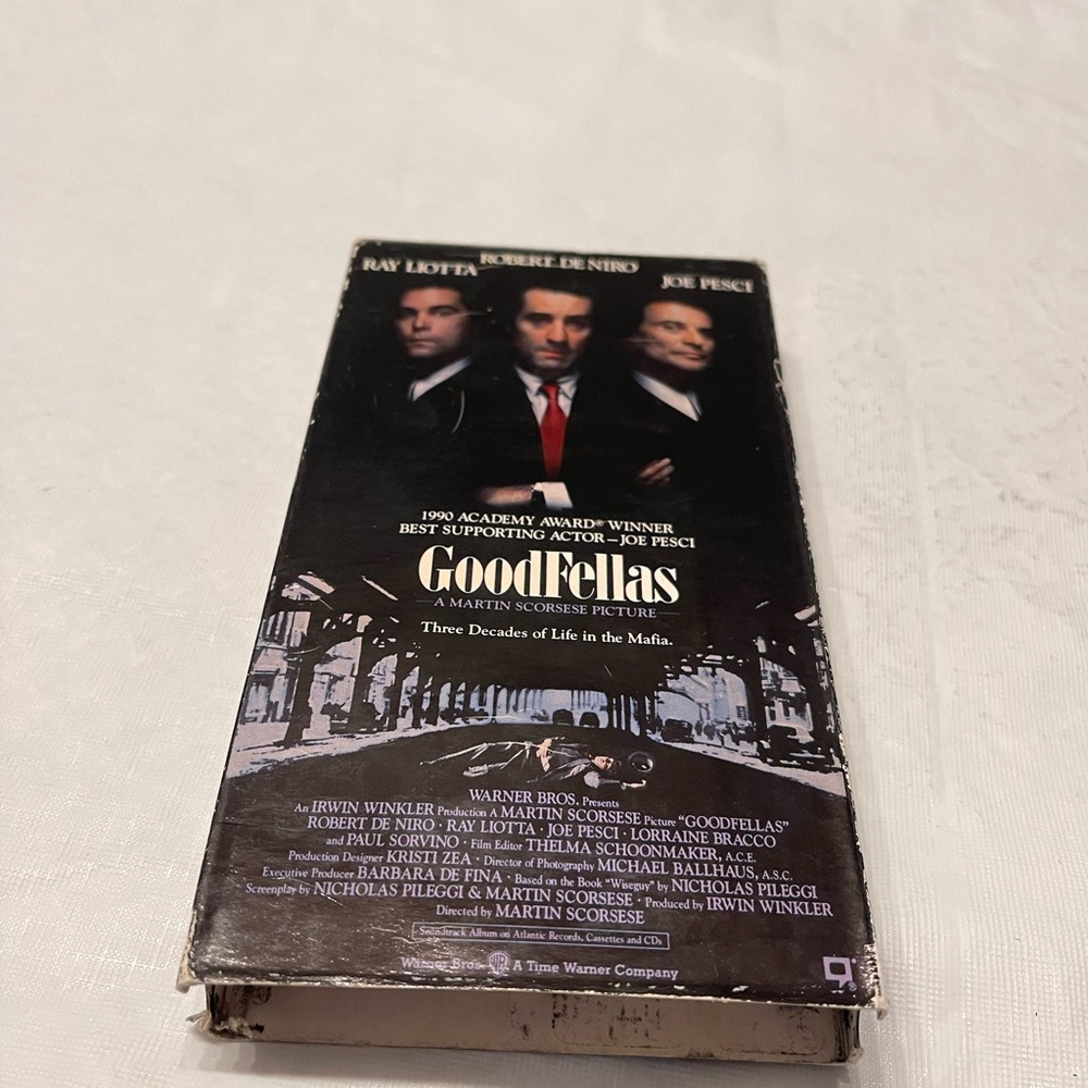 VHS Goodfellas movie 1990 Academy Award Winner best supporting actor Joe…